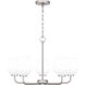 Nielson 5 Light 25 inch Brushed Nickel Chandelier Ceiling Light