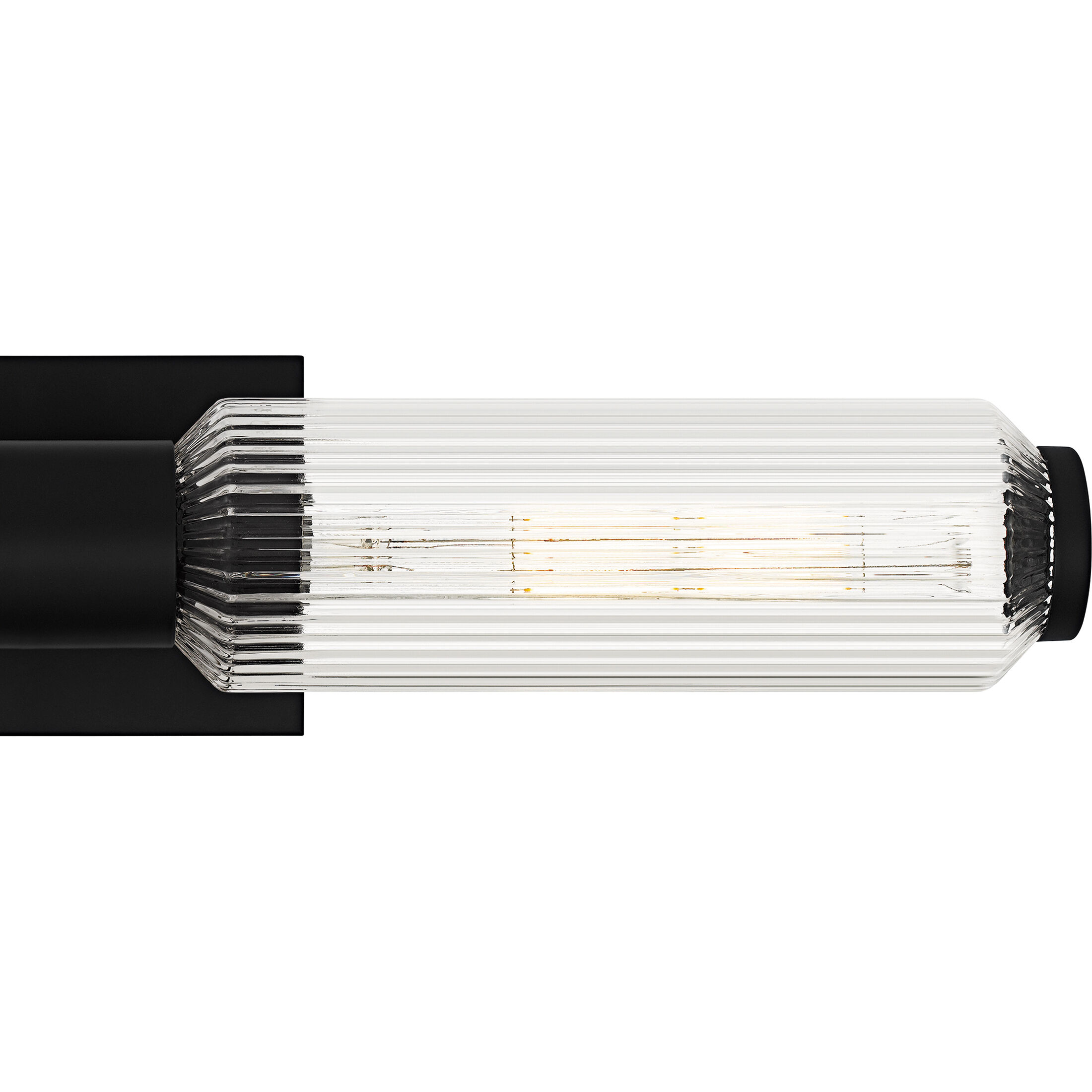 Hawes 2 Light 23.5 inch Matte Black Bath Light Wall Light, Medium