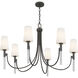 Eloura 6 Light 40 inch Iron Gate Chandelier Ceiling Light