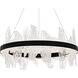 Aurelia LED 30 inch Matte Black Chandelier Ceiling Light