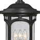 Marblehead 3 Light 19 inch Mystic Black Outdoor Post Lantern