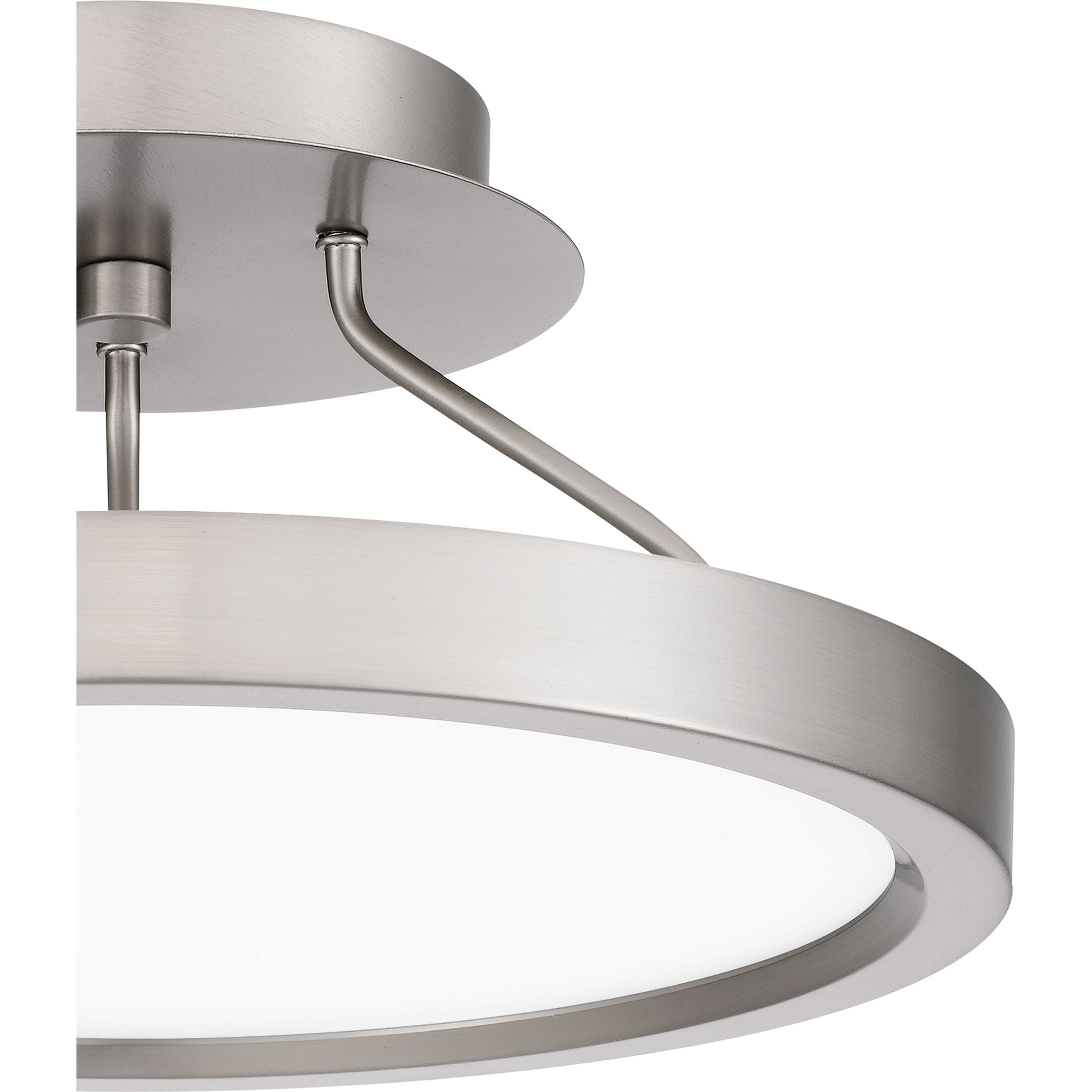 Outskirts LED 11 inch Brushed Nickel Semi-Flush Mount Ceiling Light
