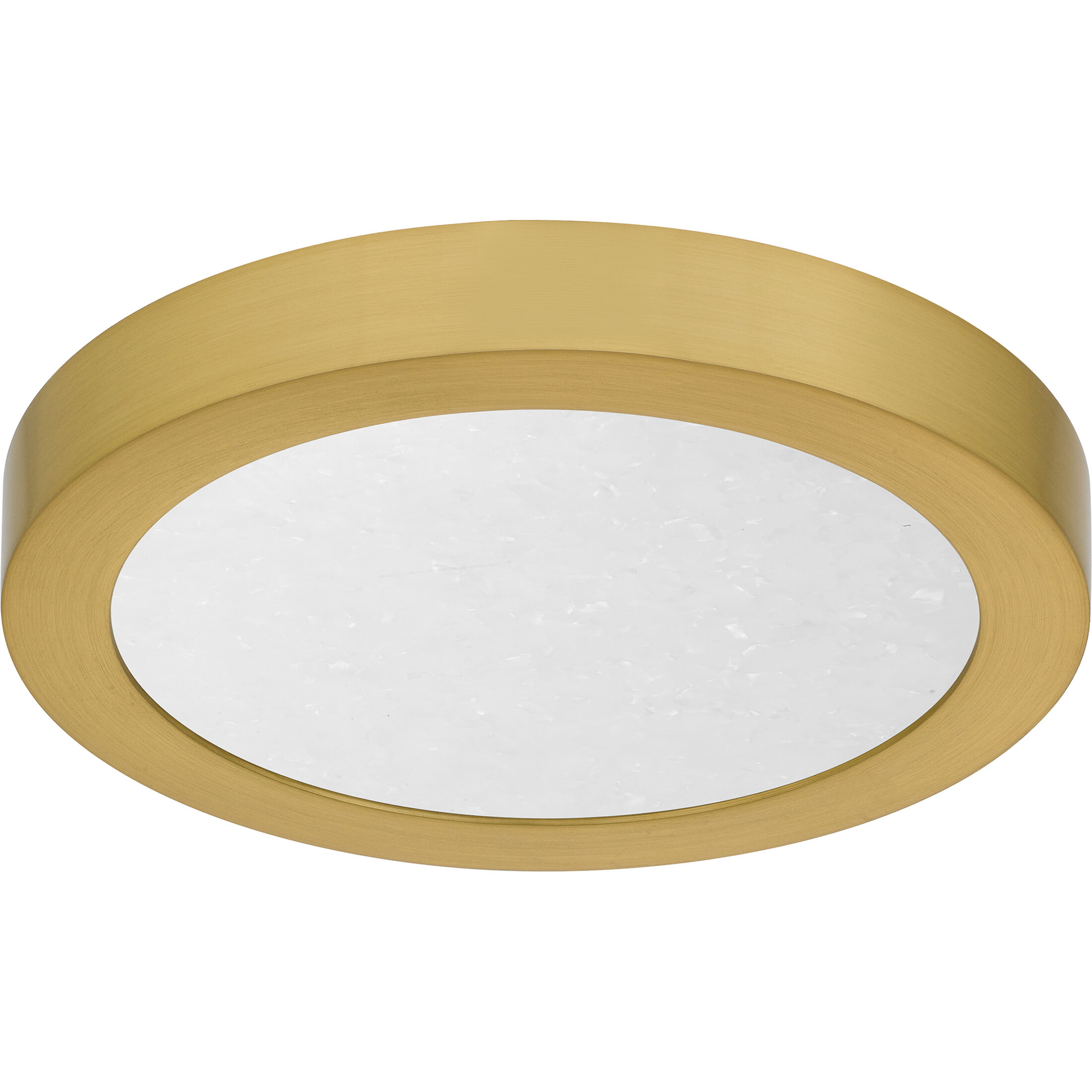 Outskirts LED 7.5 inch Brushed Gold Flush Mount Ceiling Light, Small