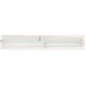 Lateral LED 24 inch Brushed Nickel Bath Light Wall Light