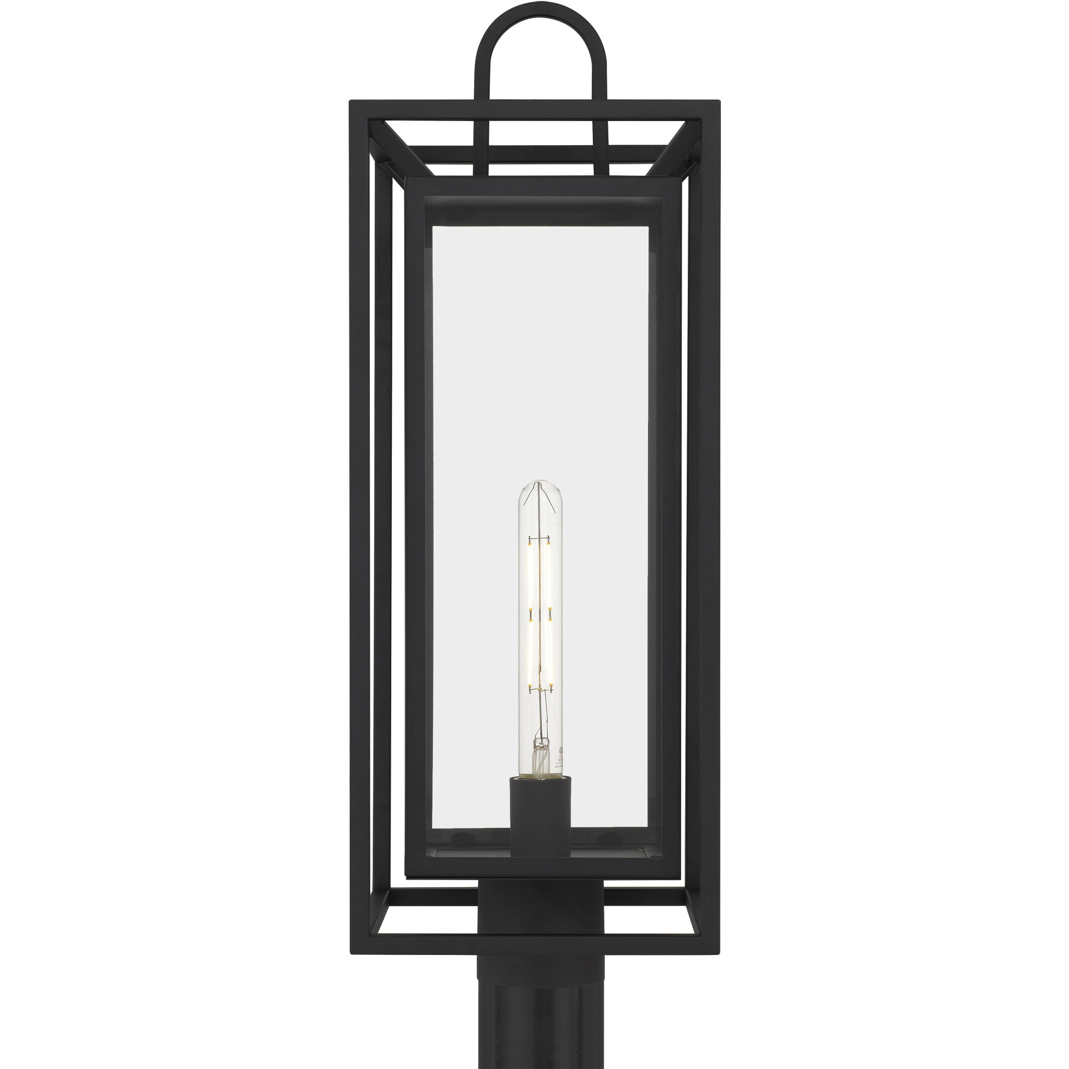 Jayce 1 Light 24.5 inch Matte Black Outdoor Post Lantern