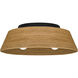 Zahara 3 Light 18.25 inch Matte Black Flush Mount Ceiling Light, Large
