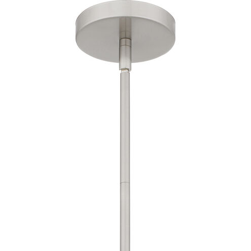 Marza 1 Light 8.5 inch Brushed Nickel Mini Pendant Ceiling Light, Small