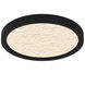 Outskirts LED 11 inch Earth Black Flush Mount Ceiling Light, Small