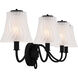 McKinney 4 Light 31 inch Matte Black Bath Light Wall Light