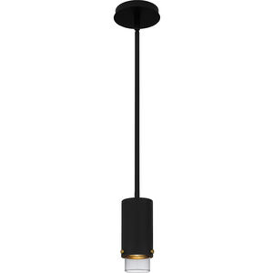 Elio LED 3.75 inch Matte Black Mini Pendant Ceiling Light, Small