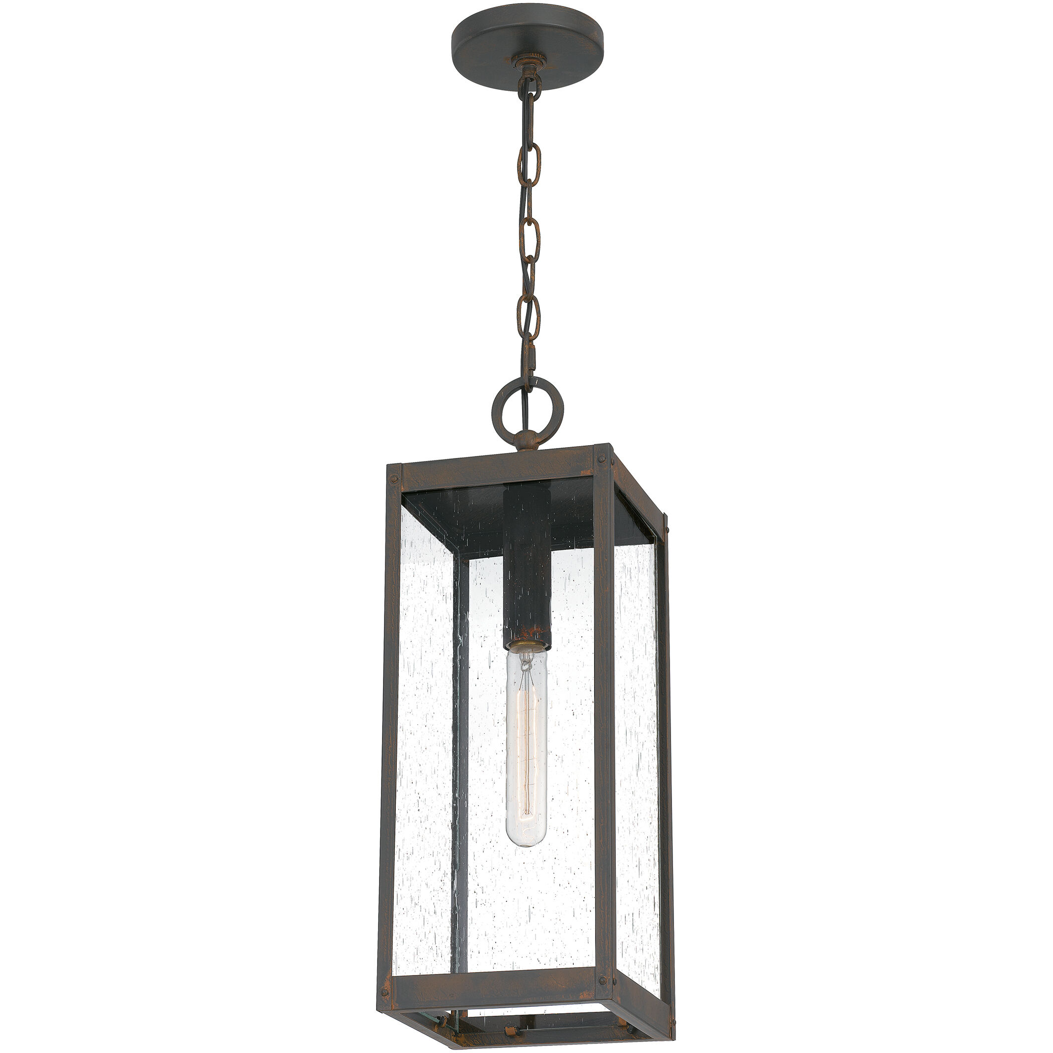 Westover 1 Light 7 inch Industrial Bronze Mini Pendant Ceiling Light, Small