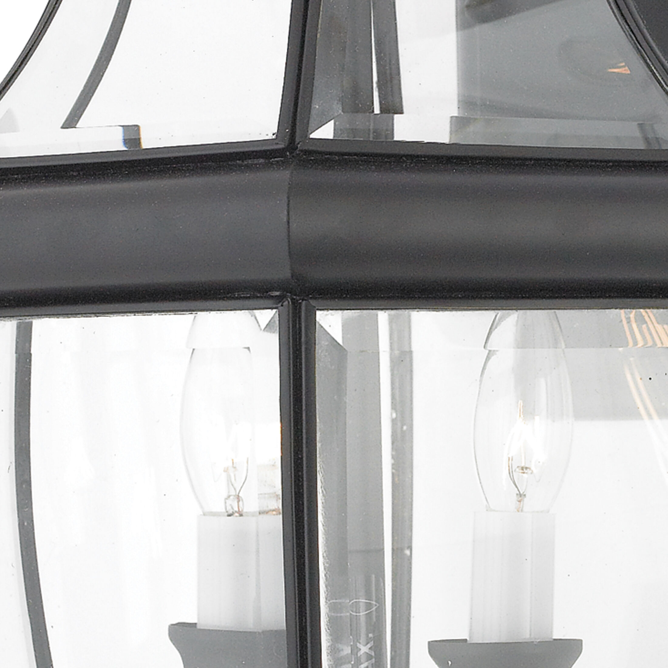 Newbury 2 Light 20 inch Mystic Black Outdoor Wall Lantern