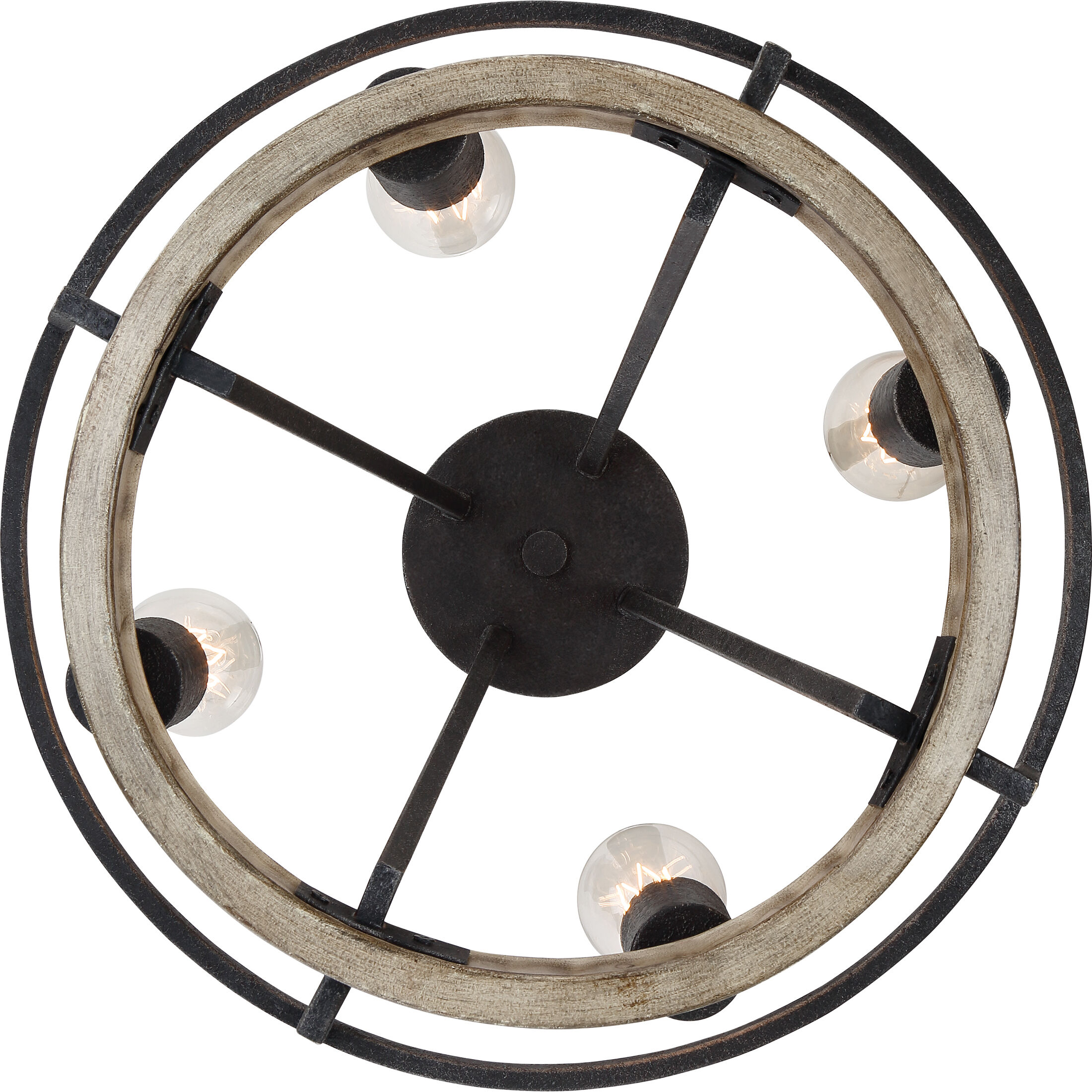 Brockton 4 Light 18 inch Grey Ash Pendant Ceiling Light