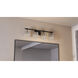 Brenthouse 4 Light 31.5 inch Matte Black Bath Light Wall Light, Extra Large