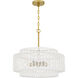 Teton 5 Light 20 inch Brushed Gold Pendant Ceiling Light