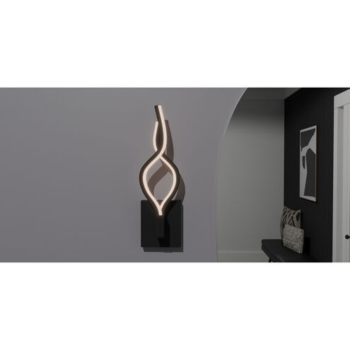 Isadora LED 4.5 inch Matte Black Wall Sconce Wall Light, Small