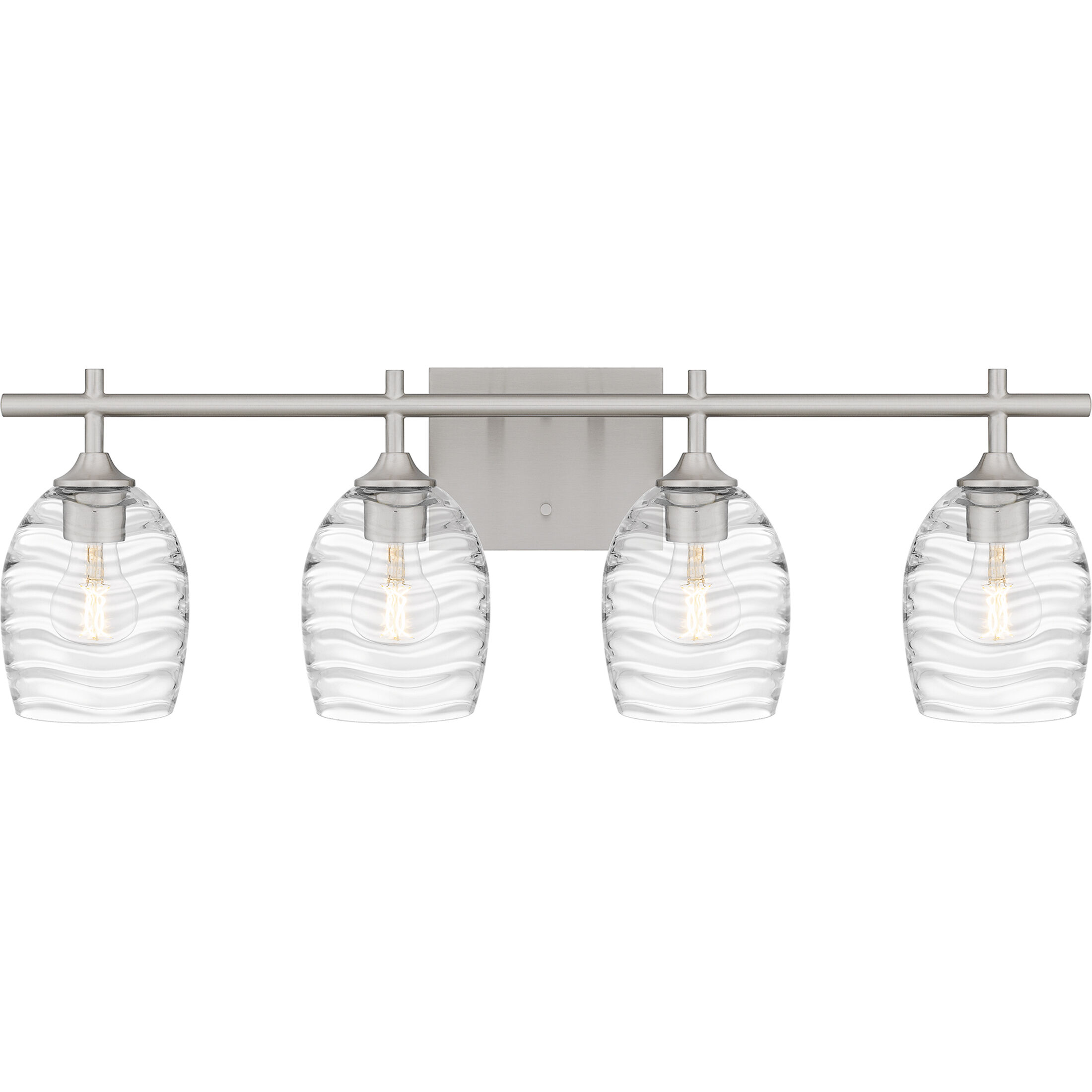 Lucy 4 Light 29 inch Brushed Nickel Bath Light Wall Light, Extra Large