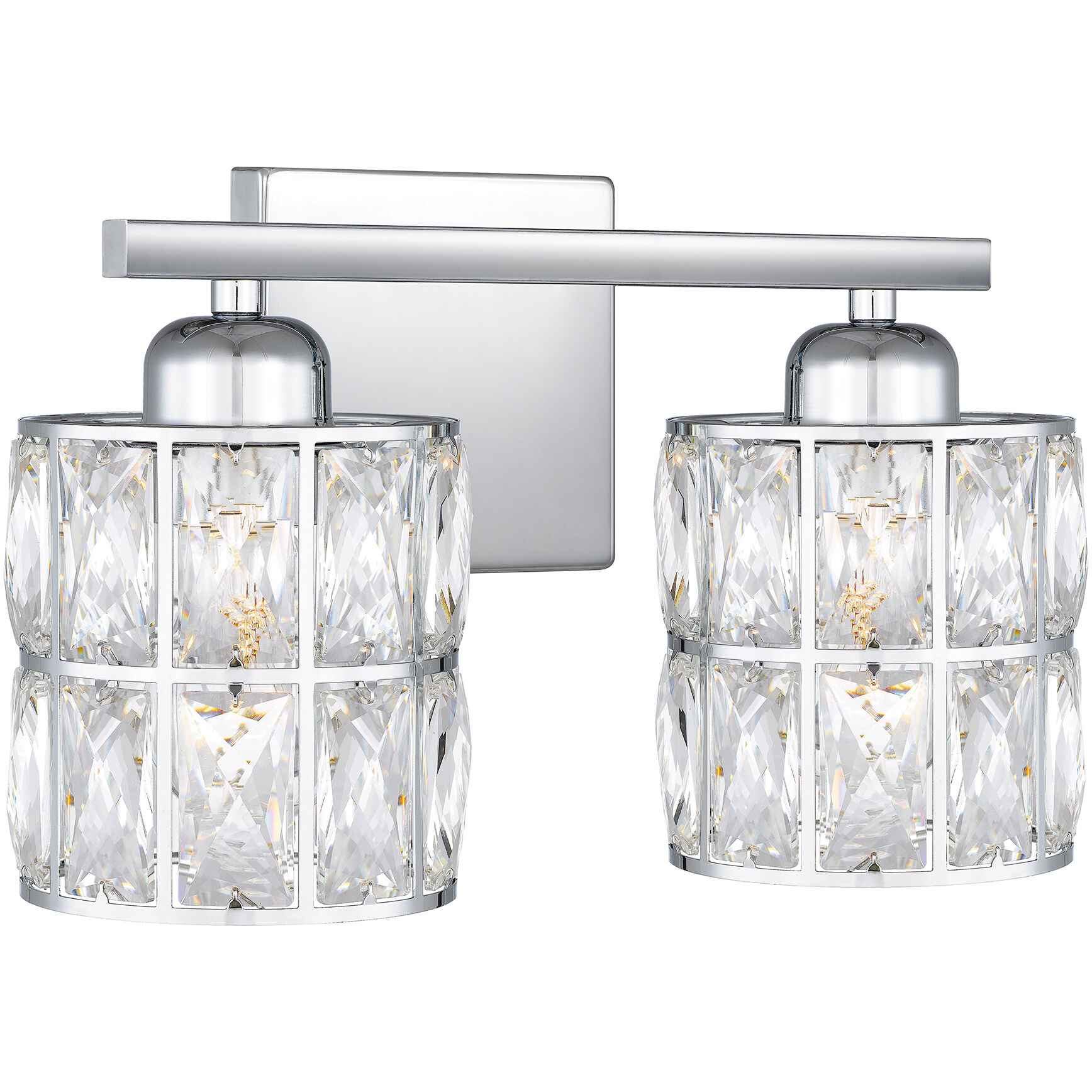 Gibson 2 Light 13 inch Polished Chrome Bath Light Wall Light