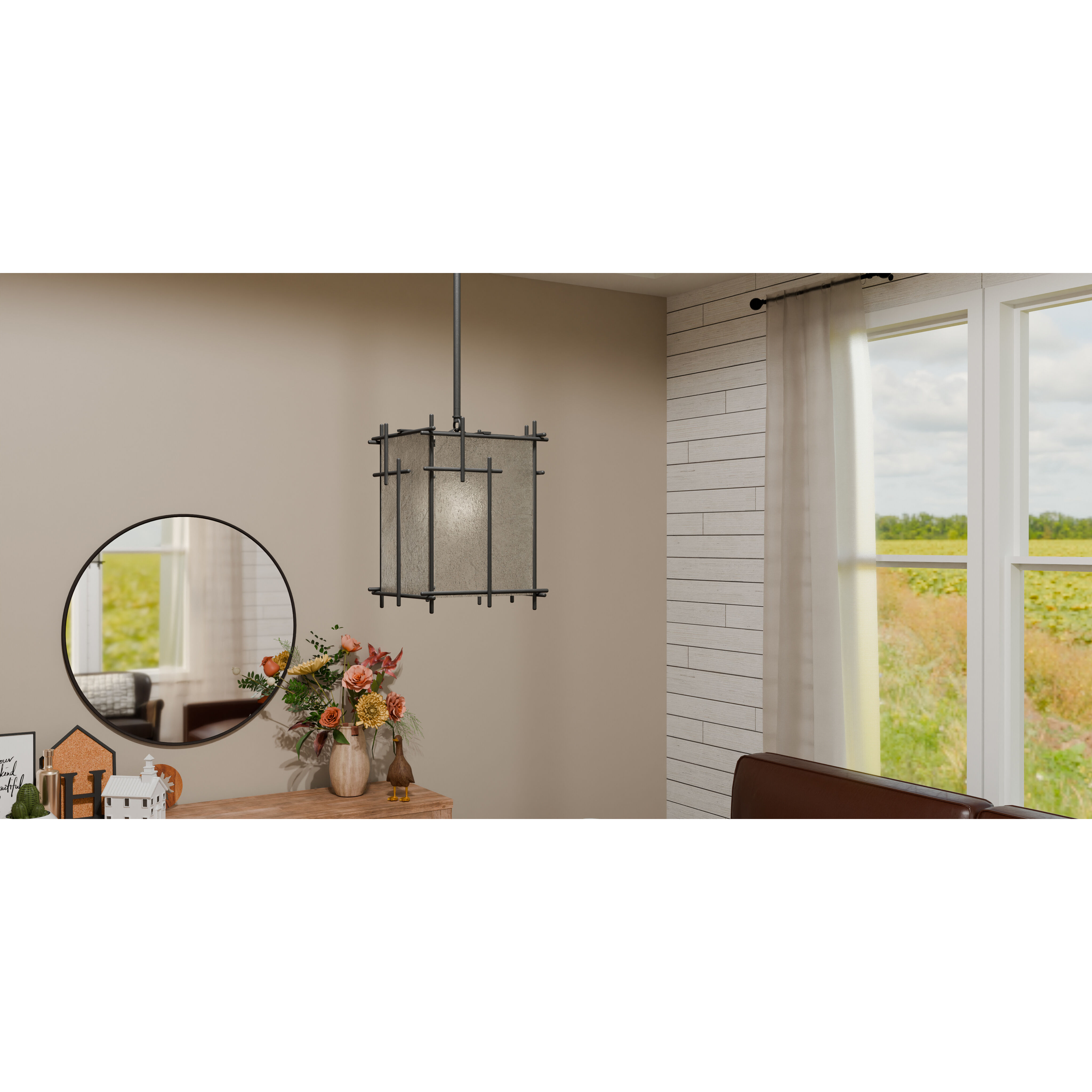 Daphne 1 Light 12.5 inch Matte Black Mini Pendant Ceiling Light