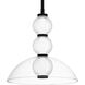 Elway LED 12 inch Matte Black Pendant Ceiling Light