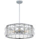 Terrarock 5 Light 23 inch Polished Chrome Pendant Ceiling Light, Large