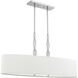 Stone 5 Light 42 inch Polished Chrome Island Light Ceiling Light