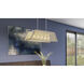 Syrah 5 Light 36 inch Brushed Nickel Island Light Ceiling Light