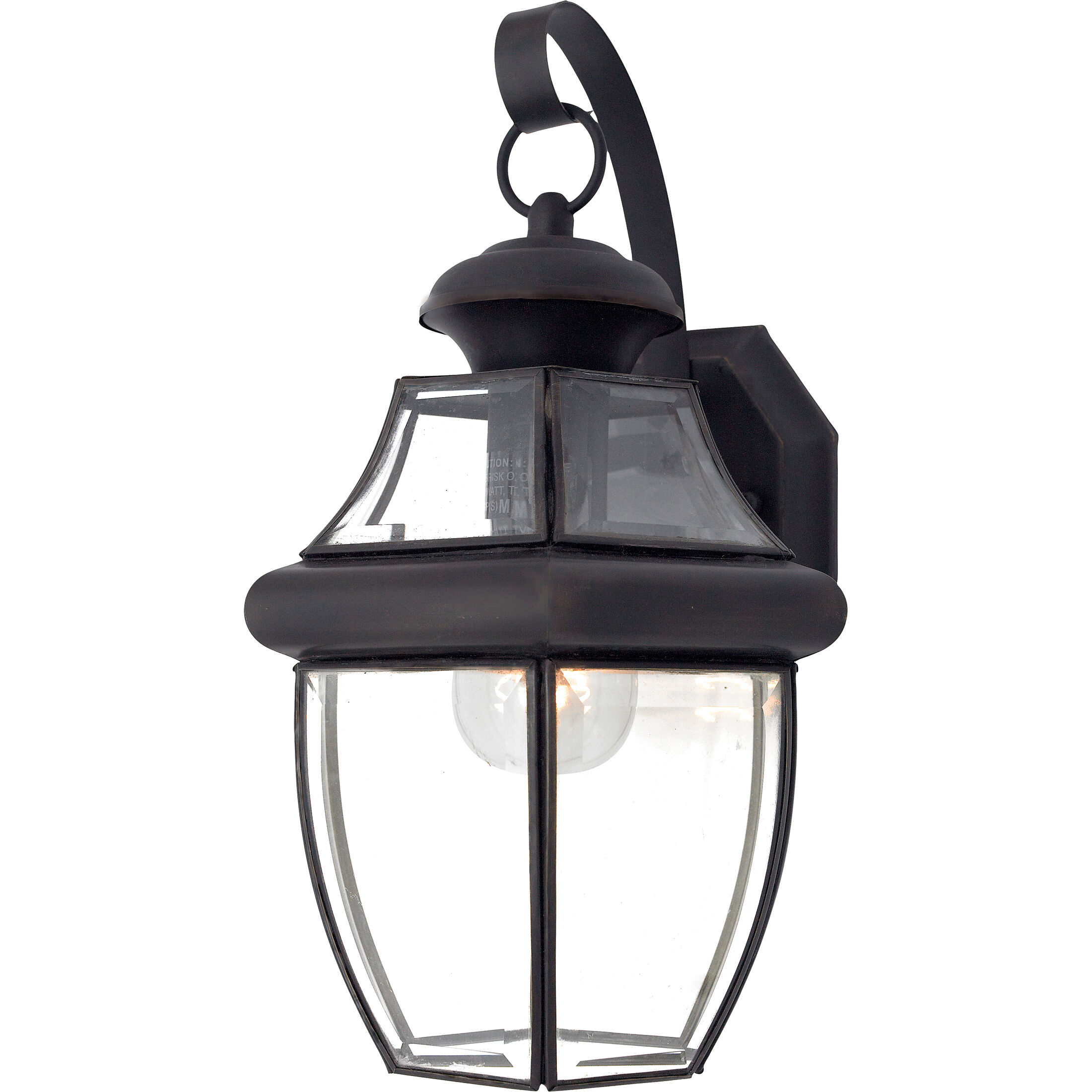 Newbury 1 Light 14 inch Medici Bronze Outdoor Wall Lantern