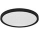 Outskirts LED 15 inch Earth Black Flush Mount Ceiling Light, Medium