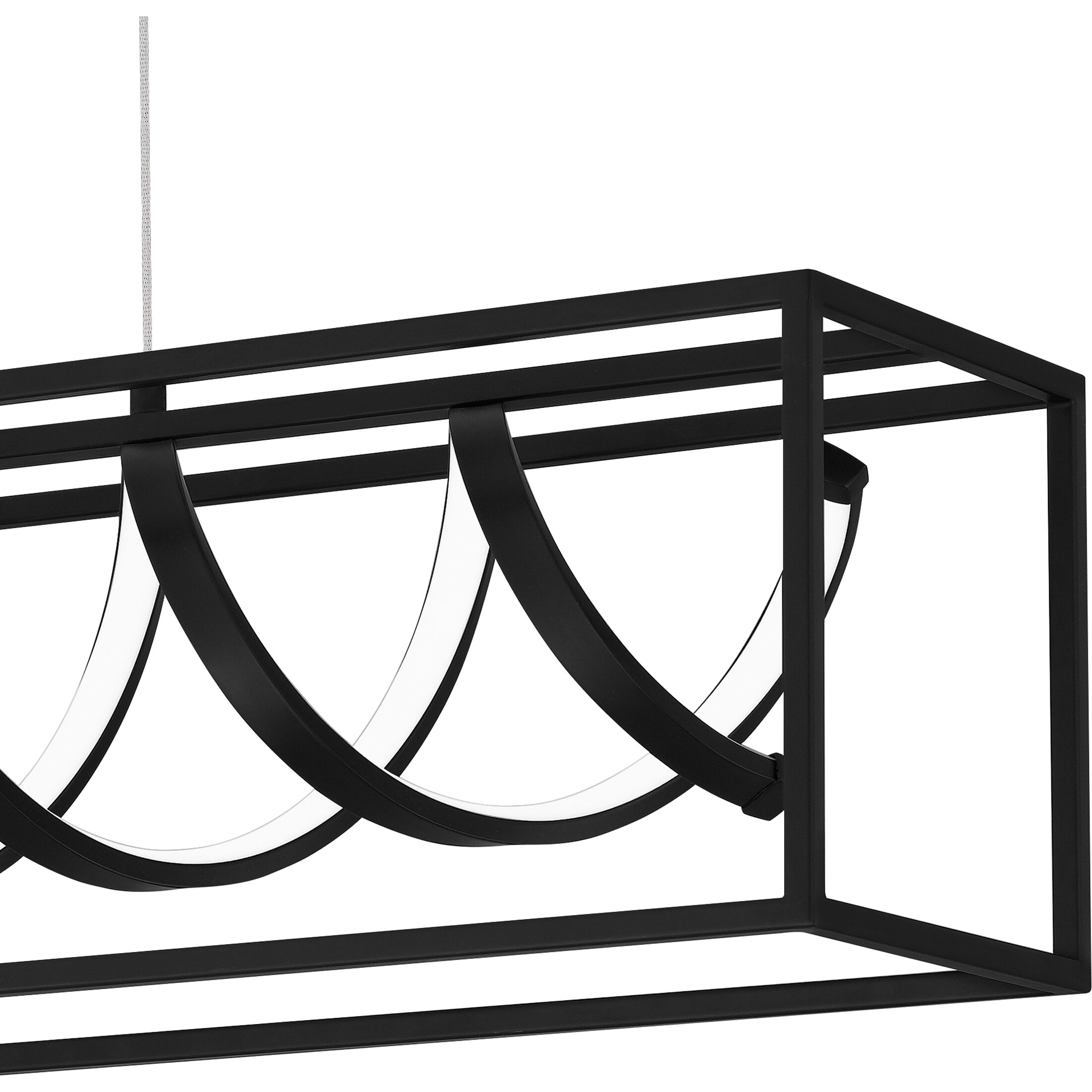 Amaranth LED 32 inch Matte Black Island Light Ceiling Light