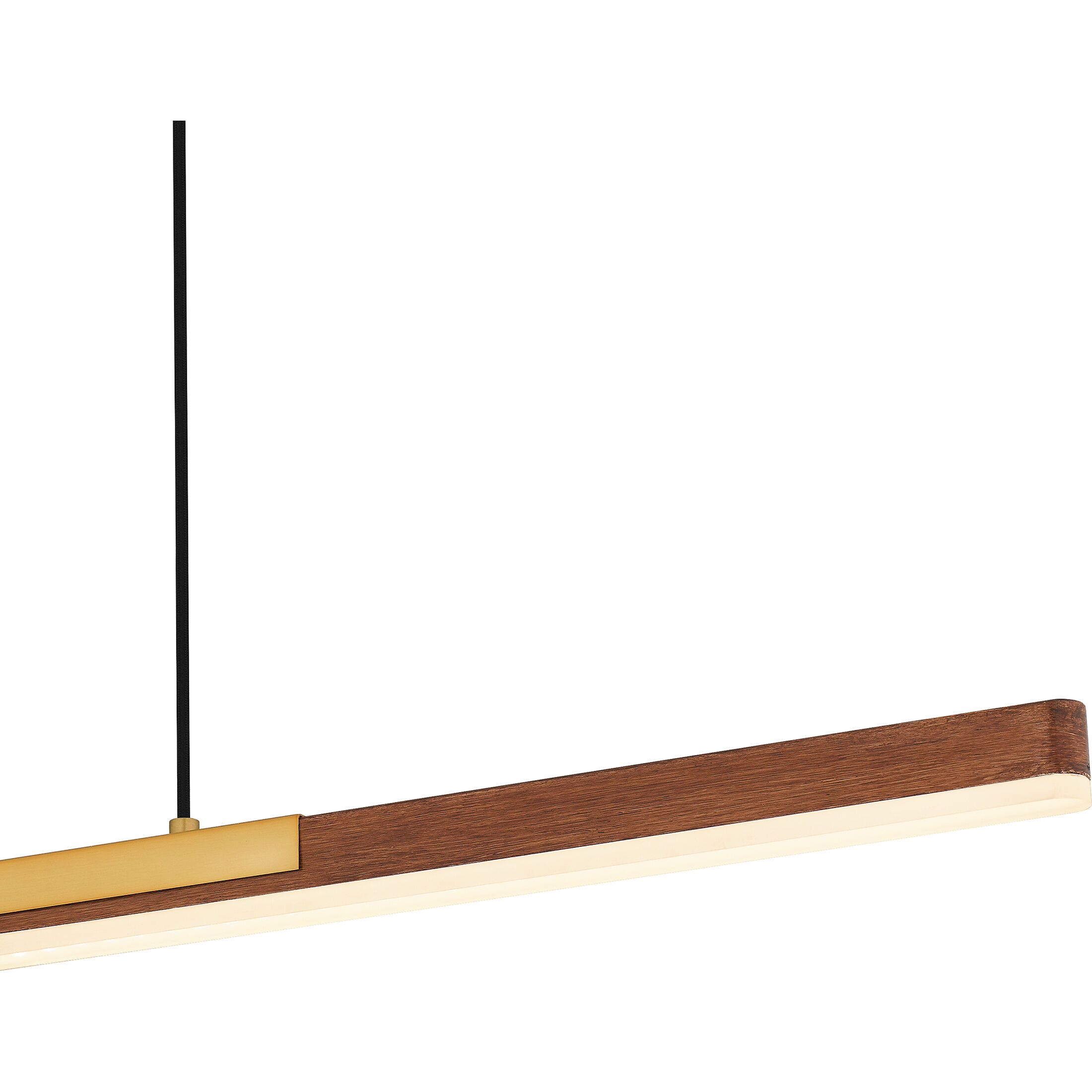 Colter LED 48 inch Brushed Gold Island Light Ceiling Light, Large