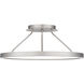 Outskirts LED 20 inch Brushed Nickel Semi-Flush Mount Ceiling Light