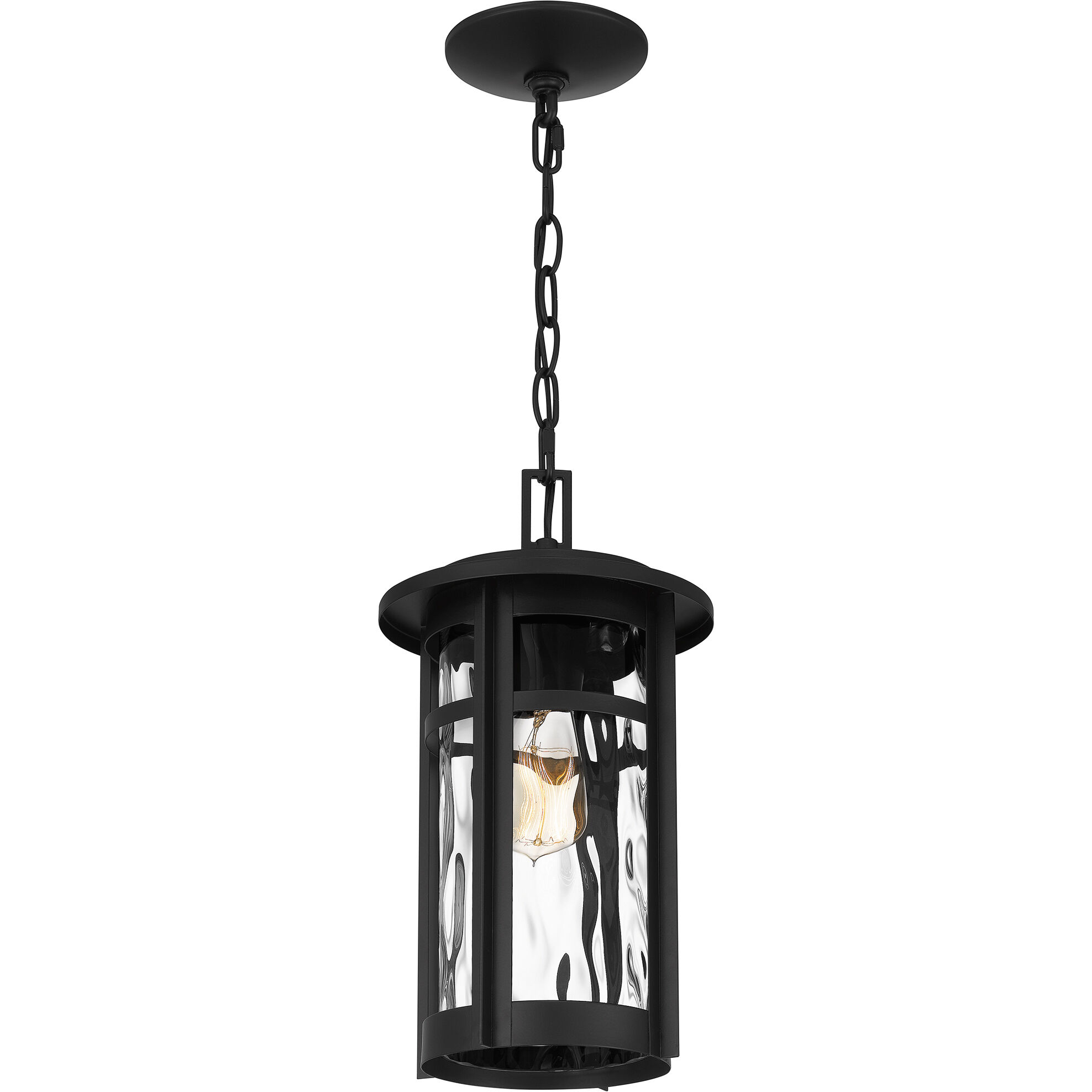 Uma 1 Light 8 inch Matte Black Mini Pendant Ceiling Light, Small
