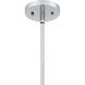 Haze 1 Light 10.5 inch Polished Chrome Mini Pendant Ceiling Light, Small