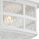 Stonington 2 Light 12 inch Matte White Outdoor Flush Mount