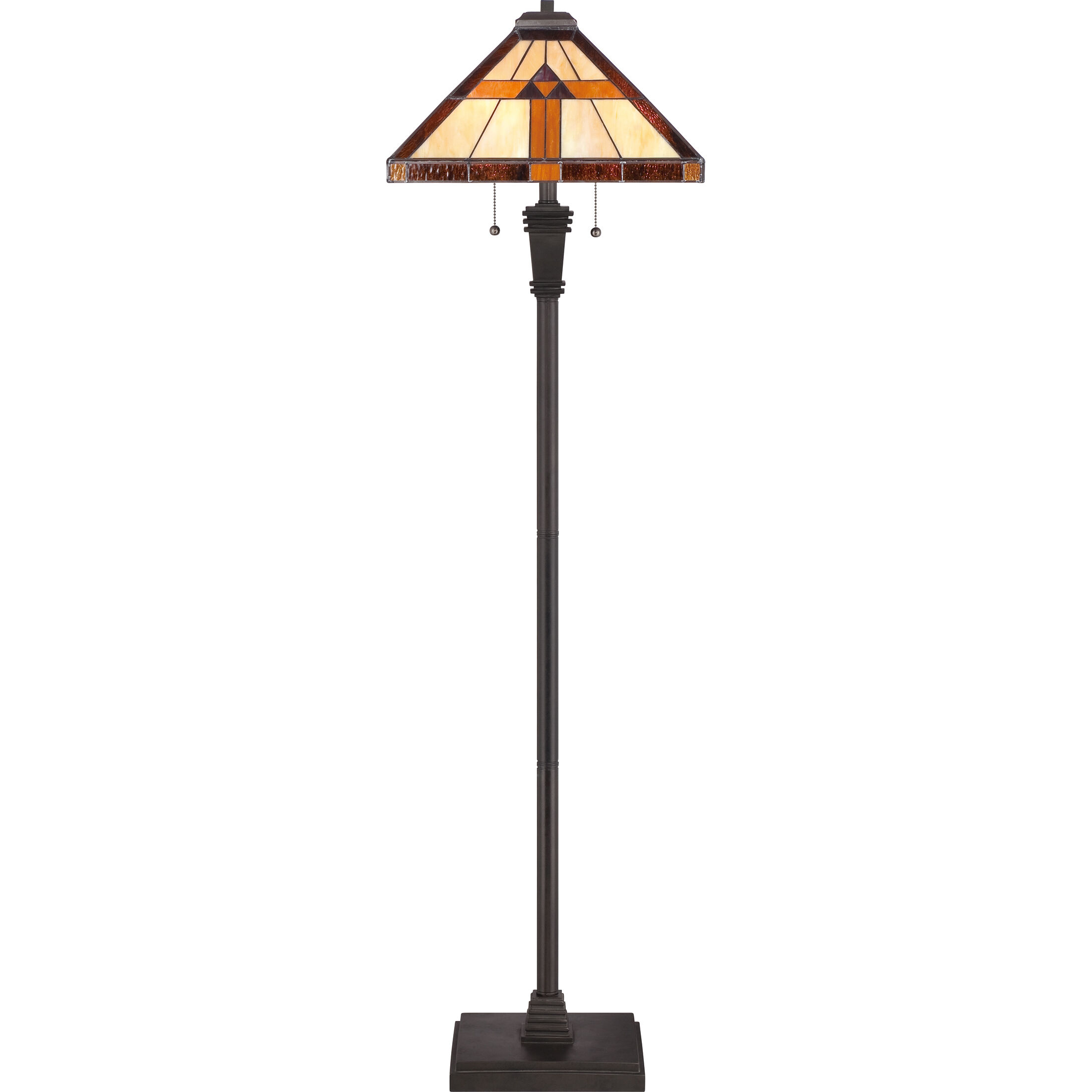 Bryant 60 inch 100.00 watt Authentic Bronze Floor Lamp Portable Light, Naturals
