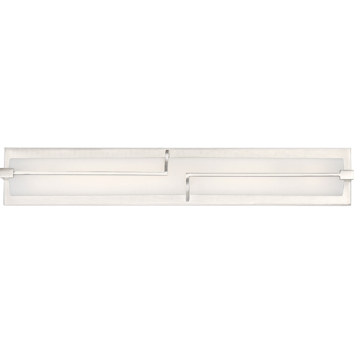 24 inch brushed top nickel vanity light