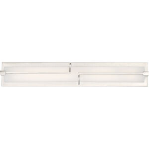 Lateral LED 24 inch Brushed Nickel Bath Light Wall Light