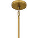 Kate 1 Light 10 inch Brushed Gold Mini Pendant Ceiling Light, Small