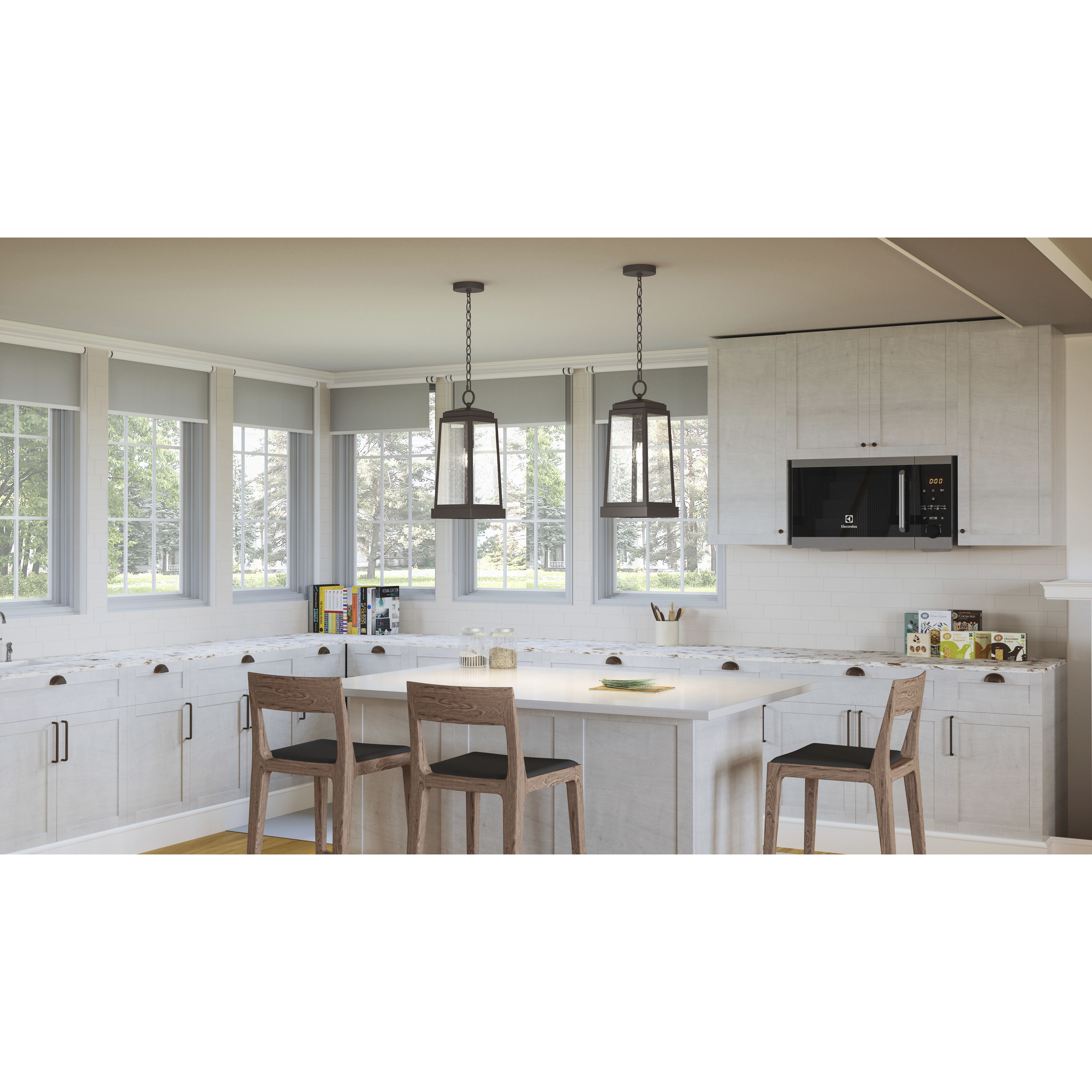 Ravenel 1 Light 8 inch Western Bronze Mini Pendant Ceiling Light, Small