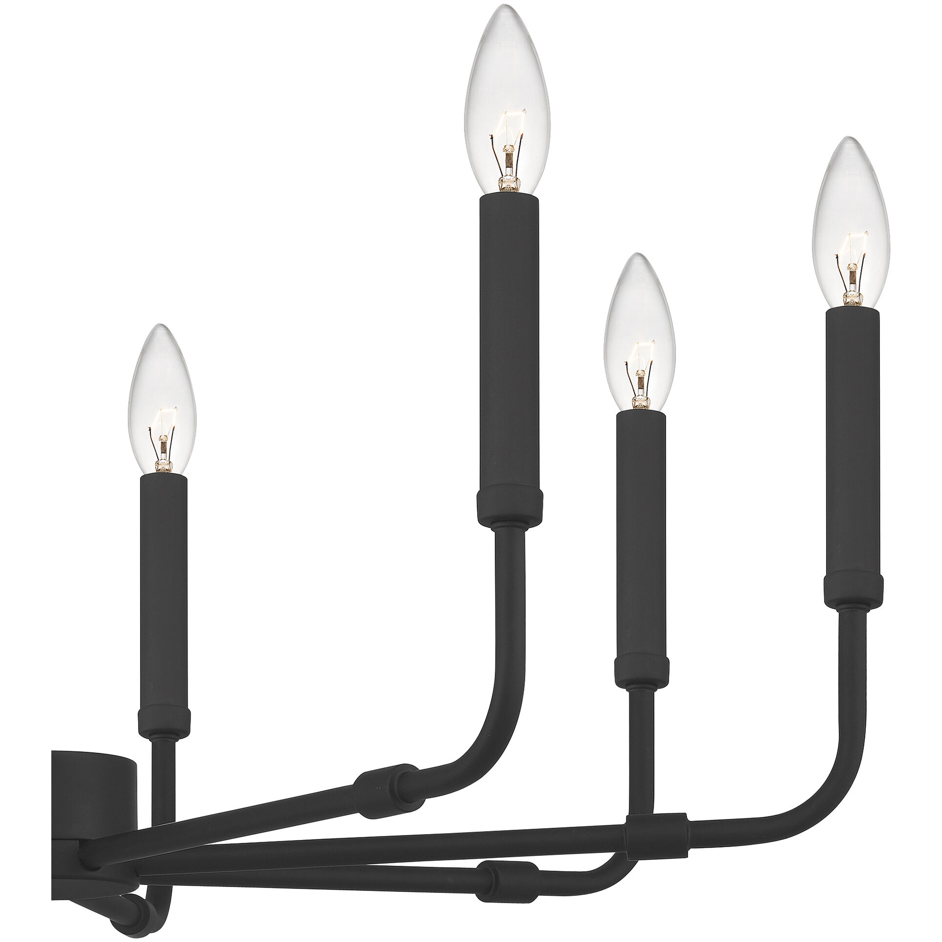 Quoizel ABR5028MBK Abner 8 Light 28 inch Matte Black