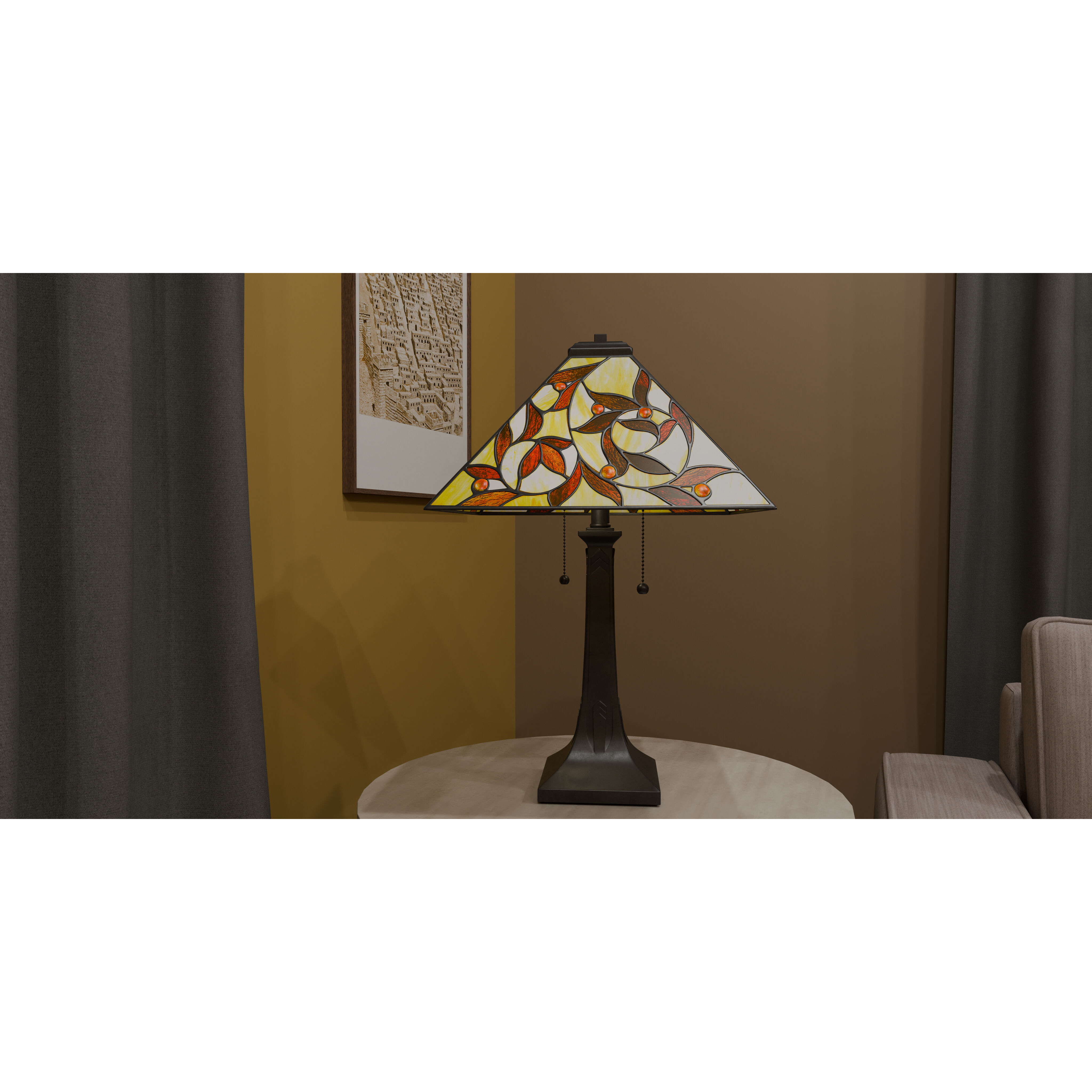 Zion 24.5 inch 75.00 watt Matte Black Table Lamp Portable Light