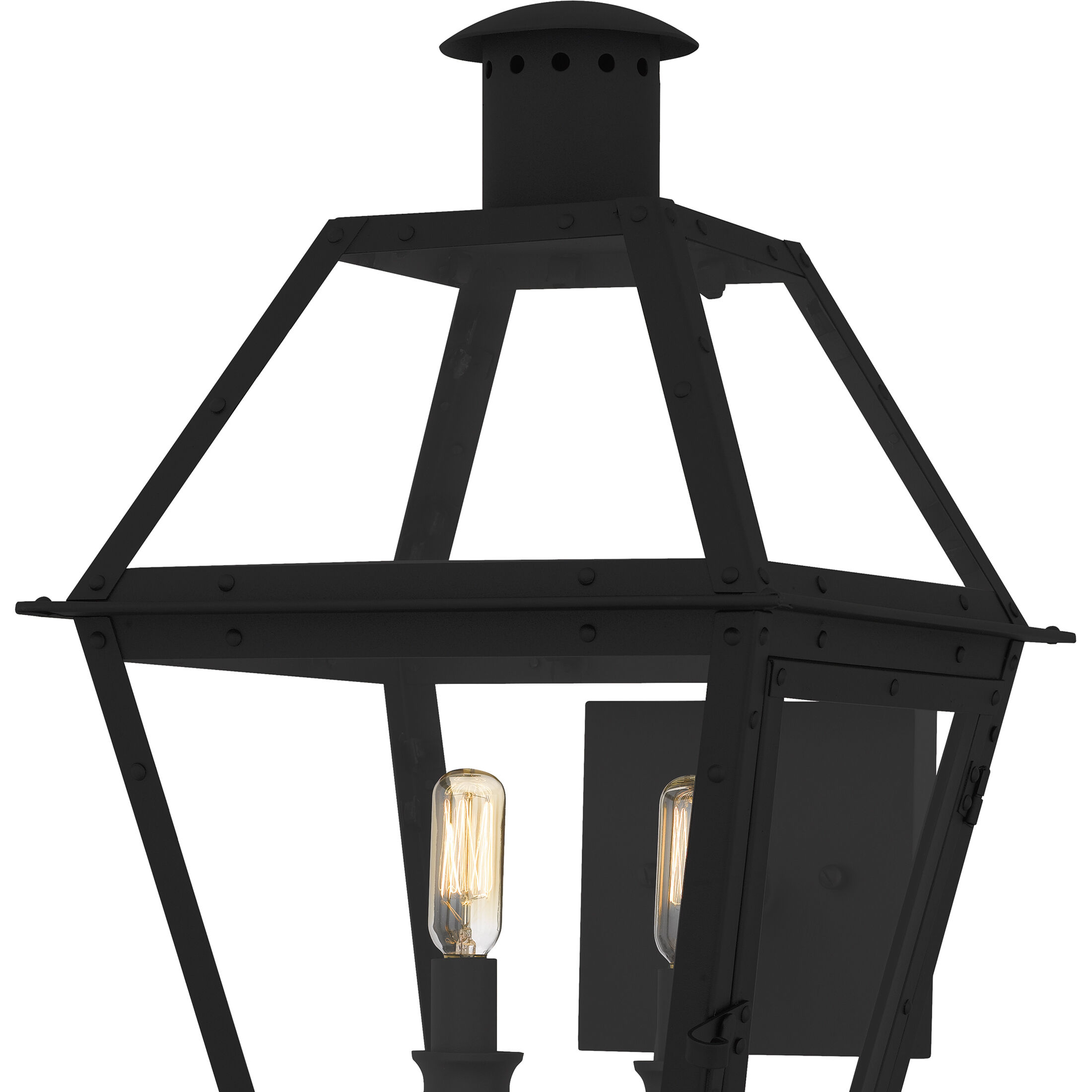 Rue De Royal 2 Light 23.5 inch Earth Black Outdoor Wall Lantern, Large