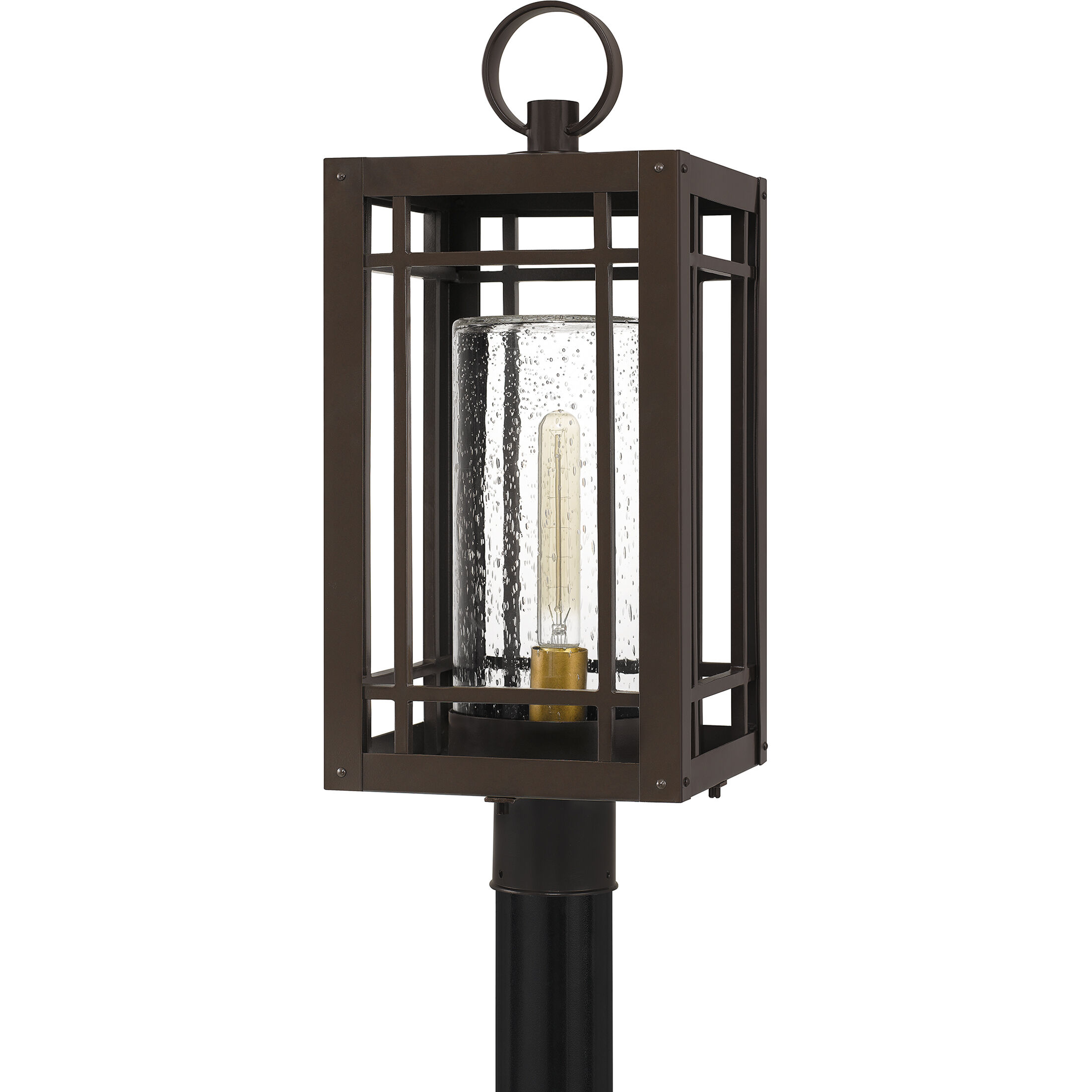 Pelham 1 Light 23.75 inch Western Bronze Outdoor Post Lantern, Large