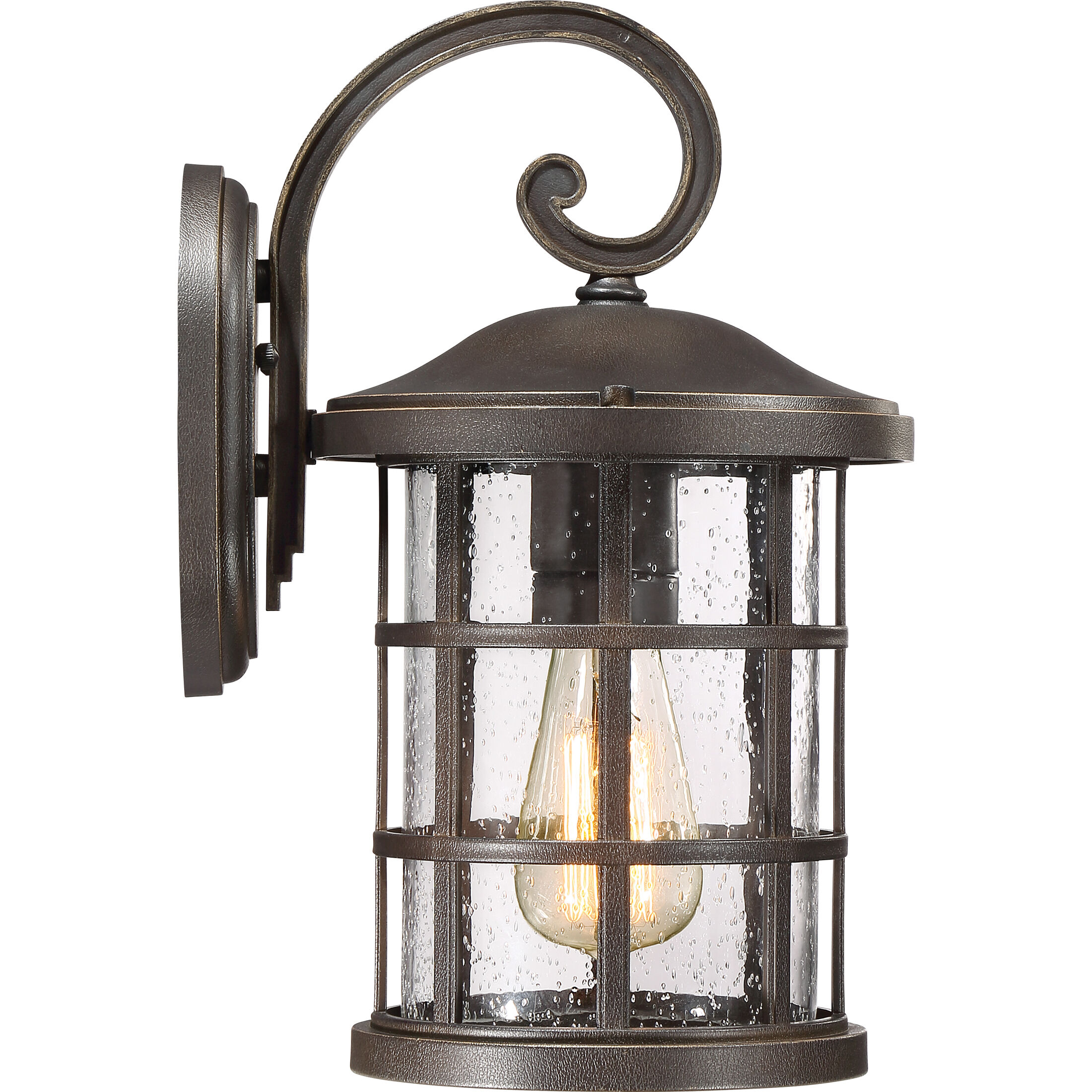 Crusade 1 Light 14 inch Palladian Bronze Outdoor Wall Lantern