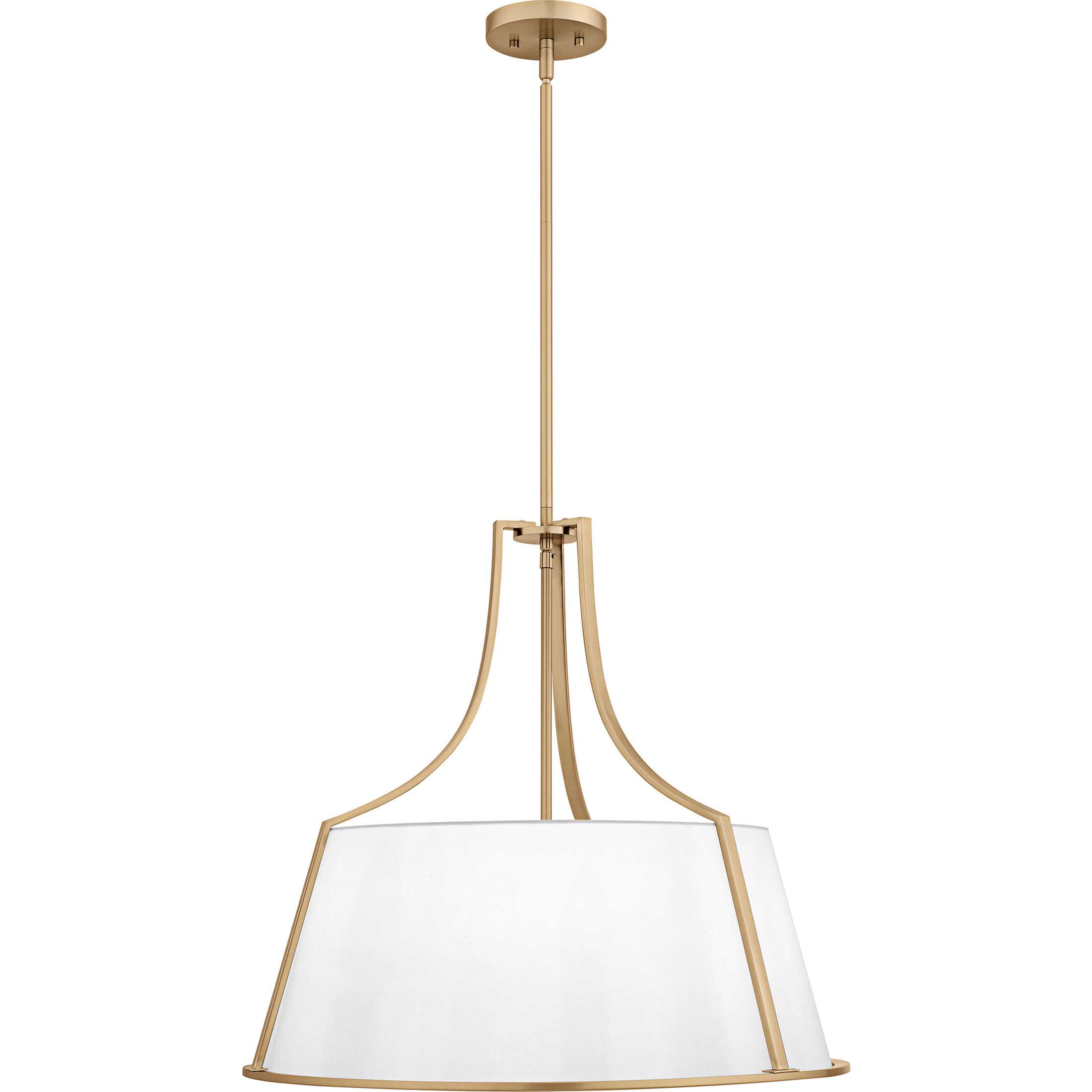 Harte 5 Light 24 inch Bronze Gold Pendant Ceiling Light, Large