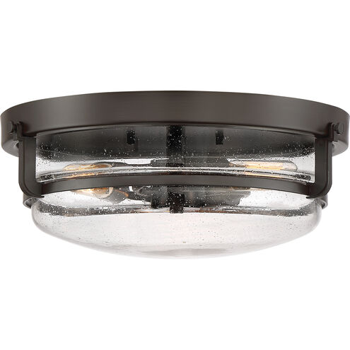 Signature 3 Light 15 inch palladian bronze Flush Mount Ceiling Light