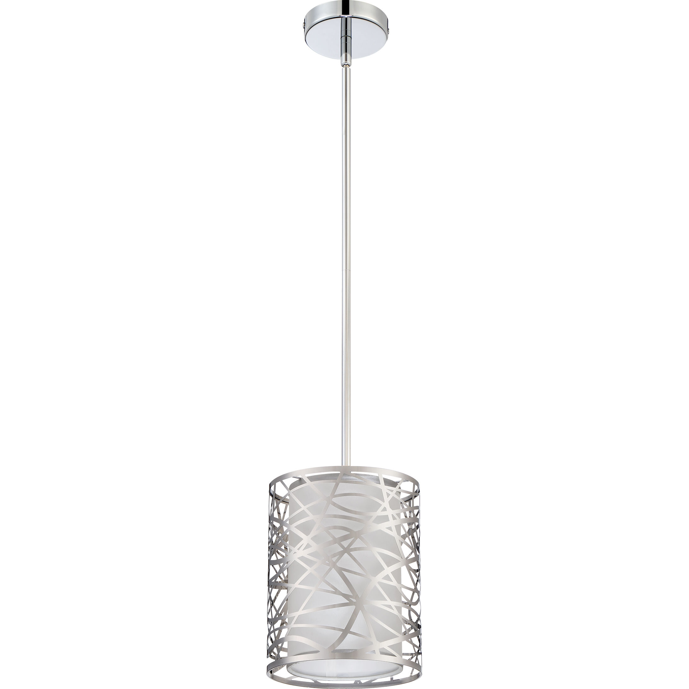 Abode 1 Light 8 inch Polished Chrome Mini Pendant Ceiling Light