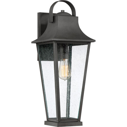 Galveston 1 Light 22 inch Mottled Black Outdoor Wall Lantern