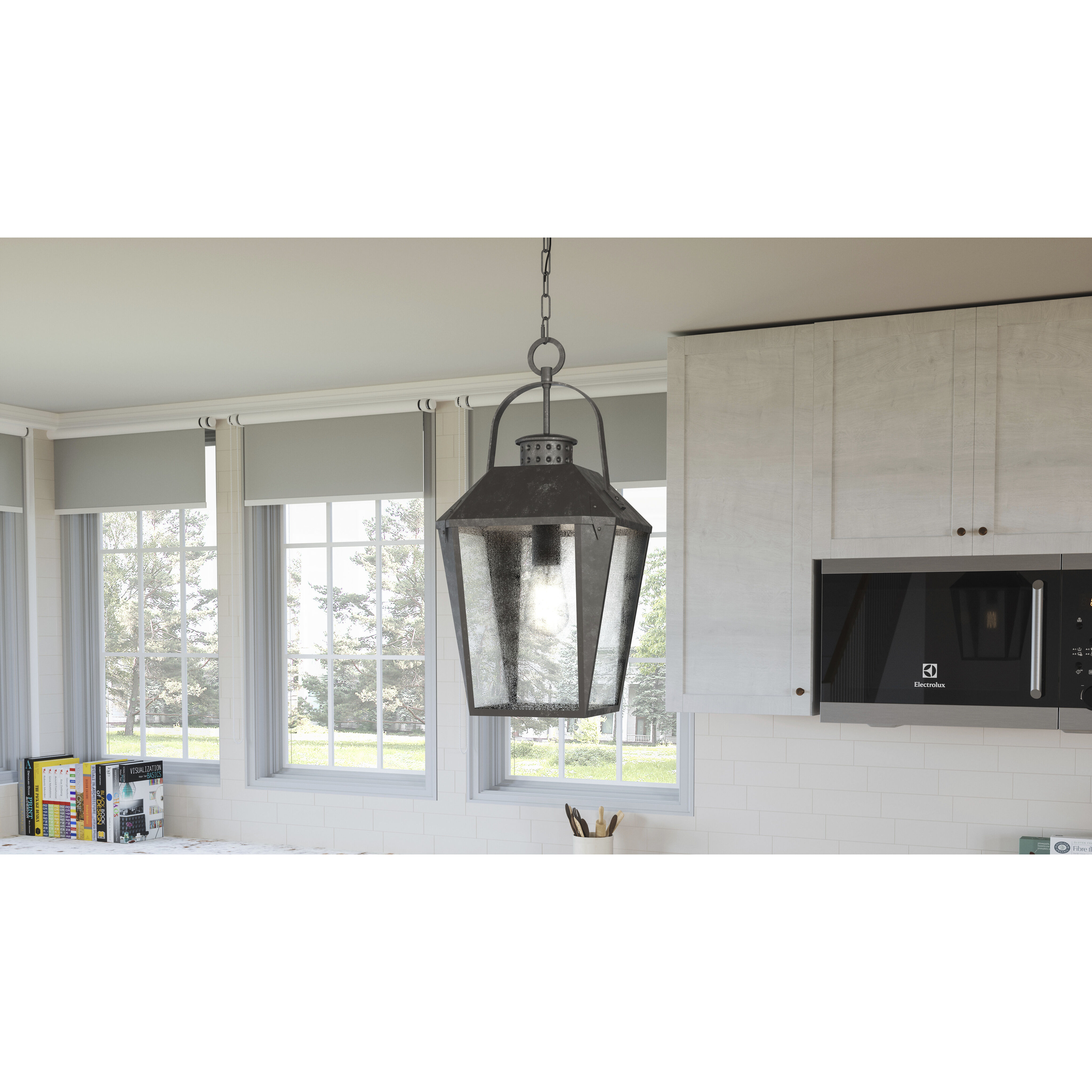 Quoizel CRG1510MB Carriage 1 Light 10 inch Mottled Black